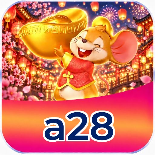 Interface da plataforma a28 mostrando slots populares e bônus de boas-vindas